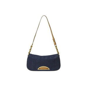 Christian Dior Hobo Shoulder Bag Denim Leather Indigo Blue
